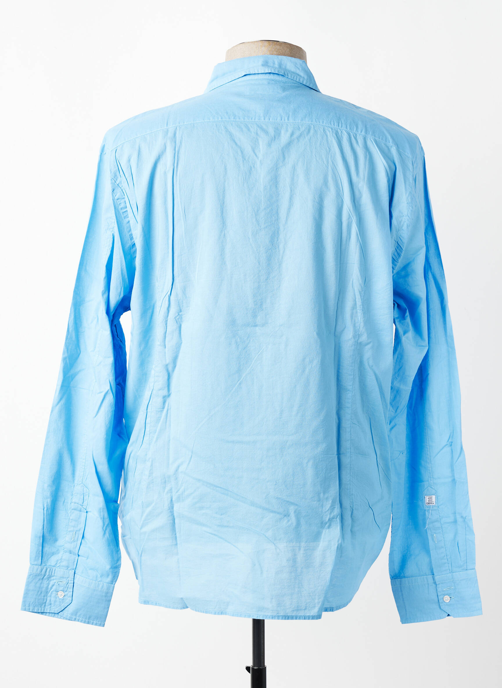 Chemise manches longues coupe cintrée bleu EUROPANN homme