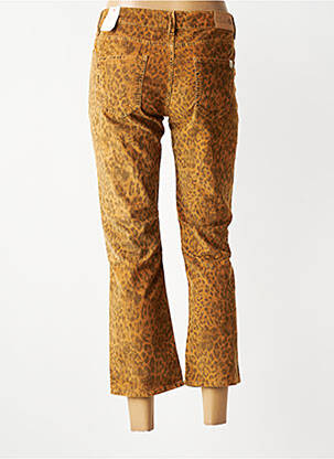 Pantalon 7/8 stretch taille normale marron RED LEGEND femme