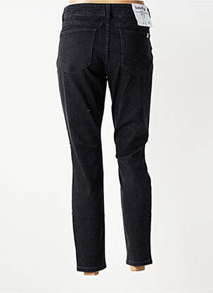 Jeans coupe slim stretch taille normale noir LABDIP femme