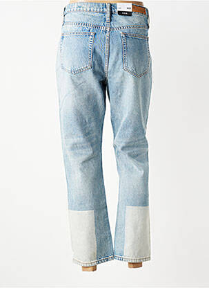 Jean coupe mom poches taille normale bleu F.A.M. femme
