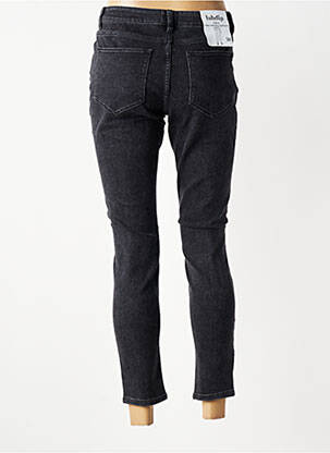 Jeans coupe slim stretch taille normale noir LABDIP femme