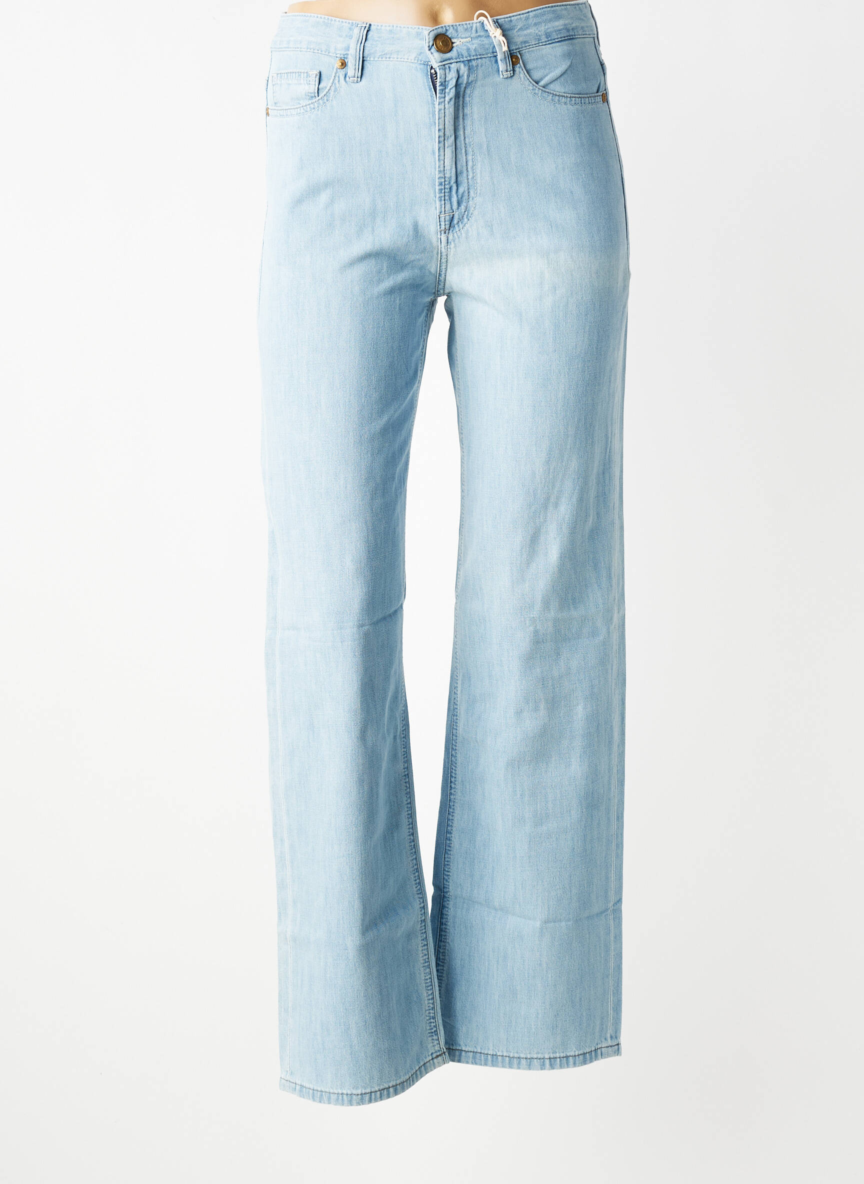 Jeans coupe large taille normale taille normale bleu RED LEGEND femme