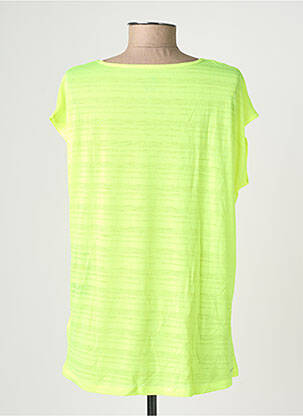 T-shirt sérigraphie manches courtes jaune NIKE femme
