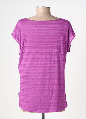 T-shirt sérigraphie manches courtes violet NIKE femme
