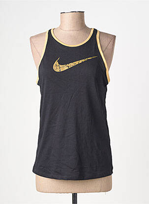 Débardeur sérigraphie sans manche noir NIKE femme