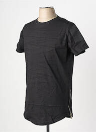 T-shirt stretch manches courtes noir THE NEW DESIGNERS ! homme