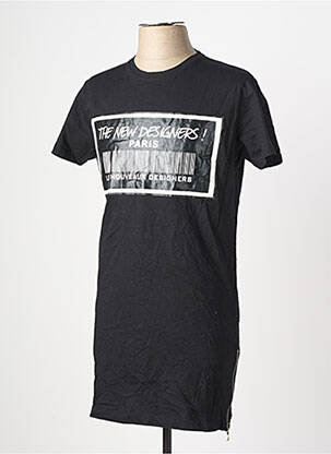 T-shirt coupe cintrée manches courtes noir THE NEW DESIGNERS ! homme