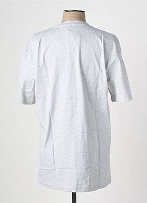T-shirt tissage chiné manches courtes gris KARL KANI homme
