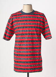 T-shirt coupe cintrée manches courtes rouge KARL KANI homme