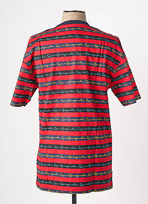 T-shirt coupe cintrée manches courtes rouge KARL KANI homme