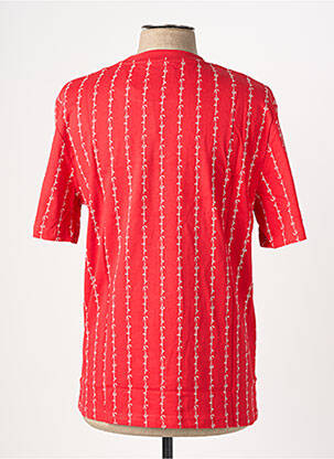 T-shirt broderie manches courtes rouge KARL KANI homme