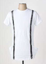 T-shirt coupe cintrée manches courtes blanc THE NEW DESIGNERS ! homme