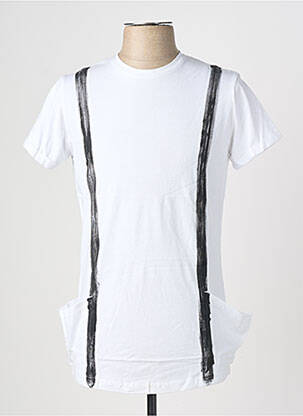 T-shirt coupe cintrée manches courtes blanc THE NEW DESIGNERS ! homme