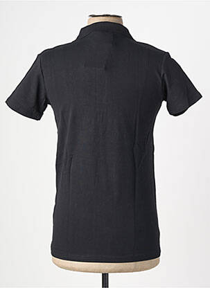 Polo tissage jersey manches courtes noir PROJECT X homme