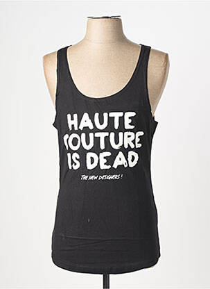 T-shirt coupe cintrée fines bretelles noir THE NEW DESIGNERS ! homme