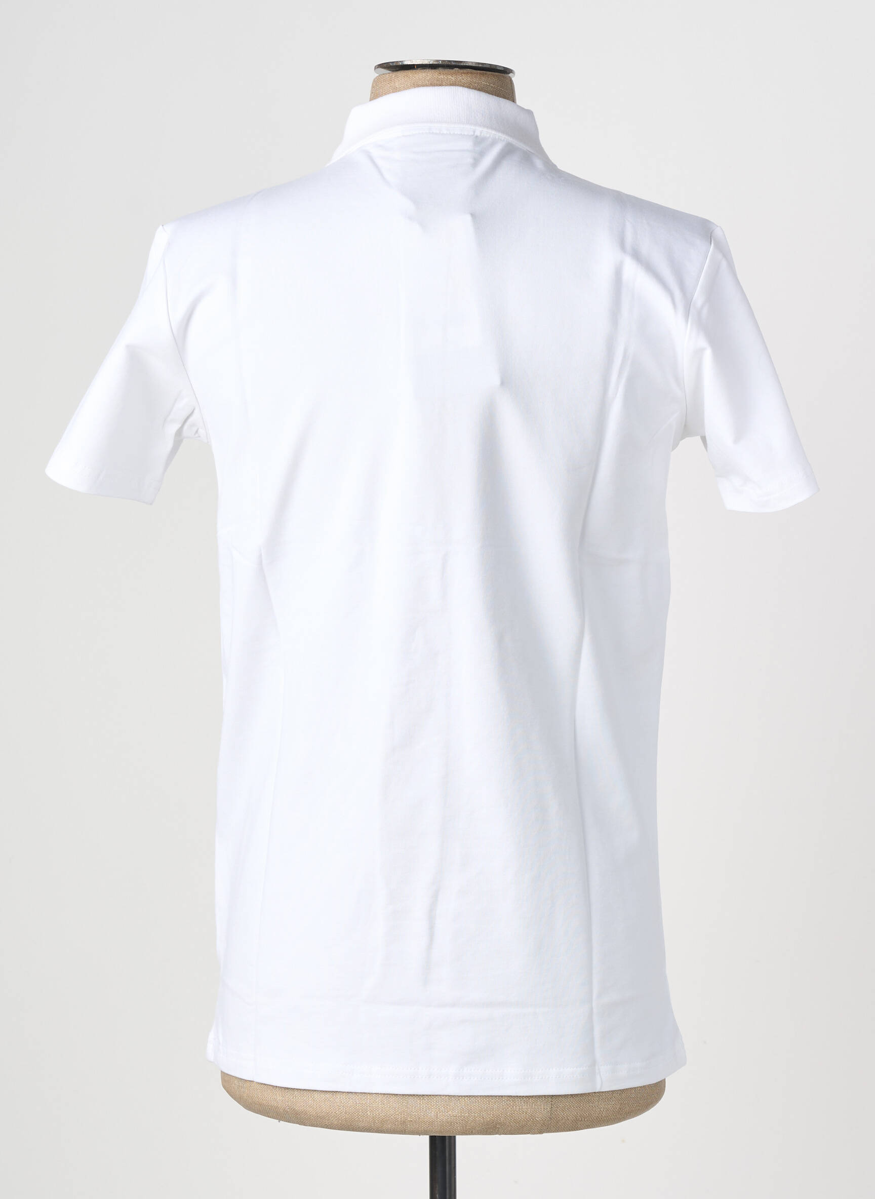 Polo tissage jersey manches courtes blanc PROJECT X homme