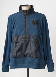 Sweat-shirt stretch manches longues bleu NIKE homme