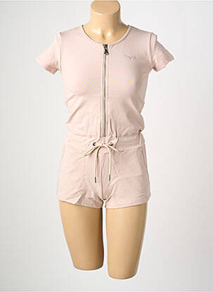 Combishort coupe cintrée manches courtes beige PROJECT X PARIS femme