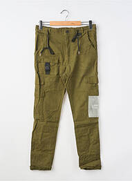 Pantalon cargo tissage popeline taille normale vert PROJECT X PARIS homme