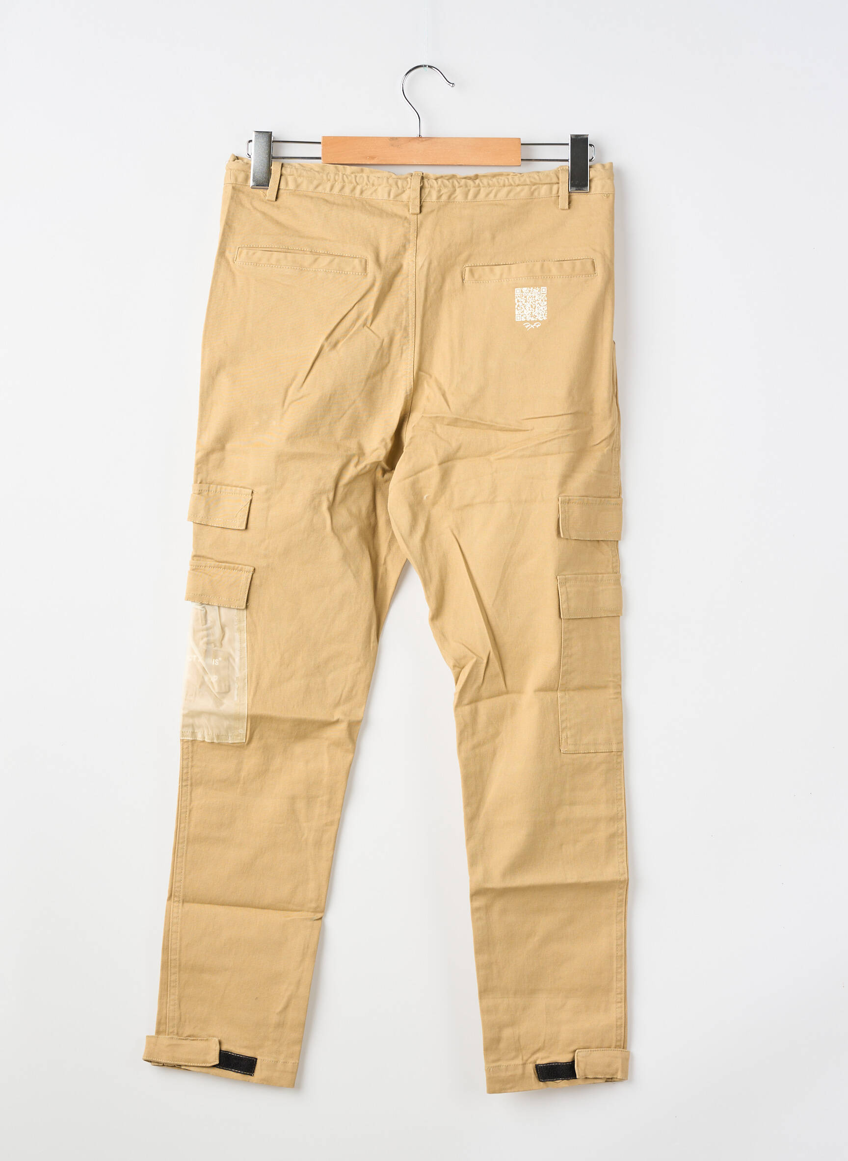 Pantalon cargo tissage popeline taille normale beige PROJECT X PARIS homme