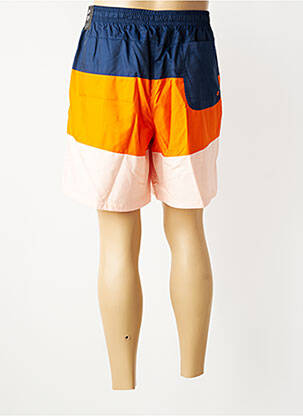Short de bain imprimé rayures bleu NIKE homme