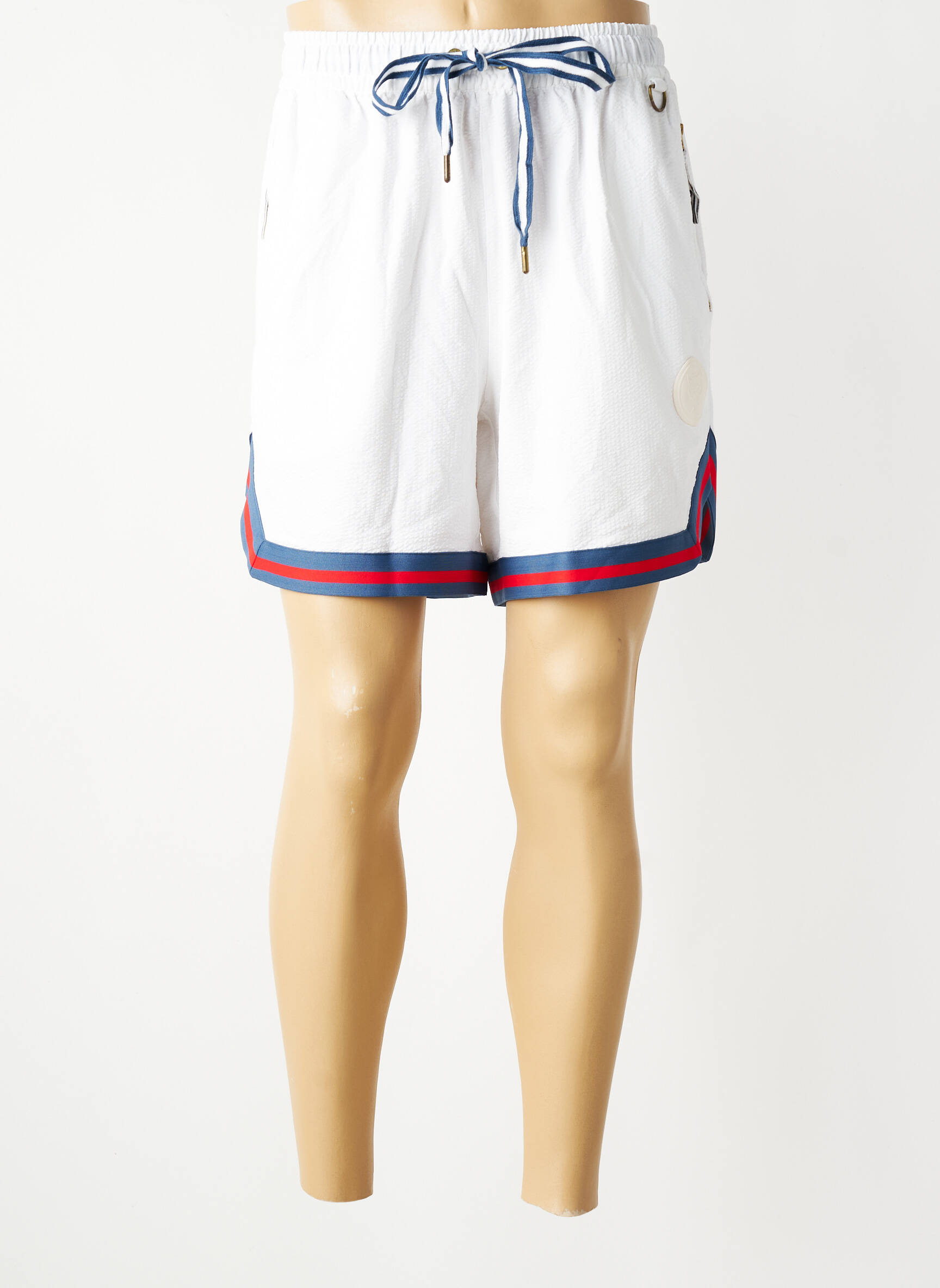 Short fermeture liens à nouer taille normale blanc PUMA homme