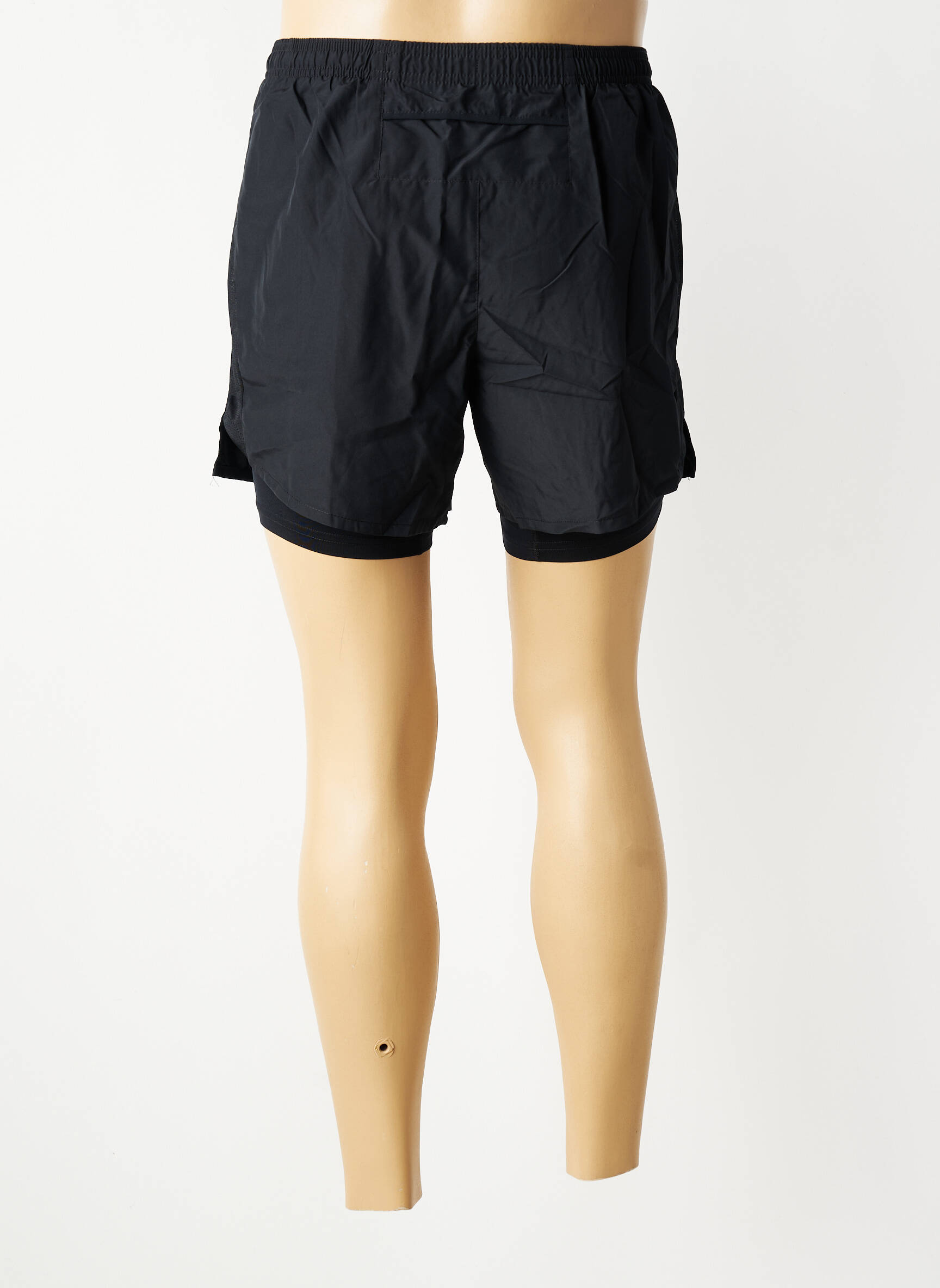 Short tissage popeline taille normale noir NIKE homme