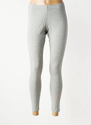 Legging stretch taille normale gris NIKE femme