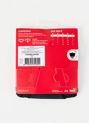 Culotte stretch noir PUMA femme