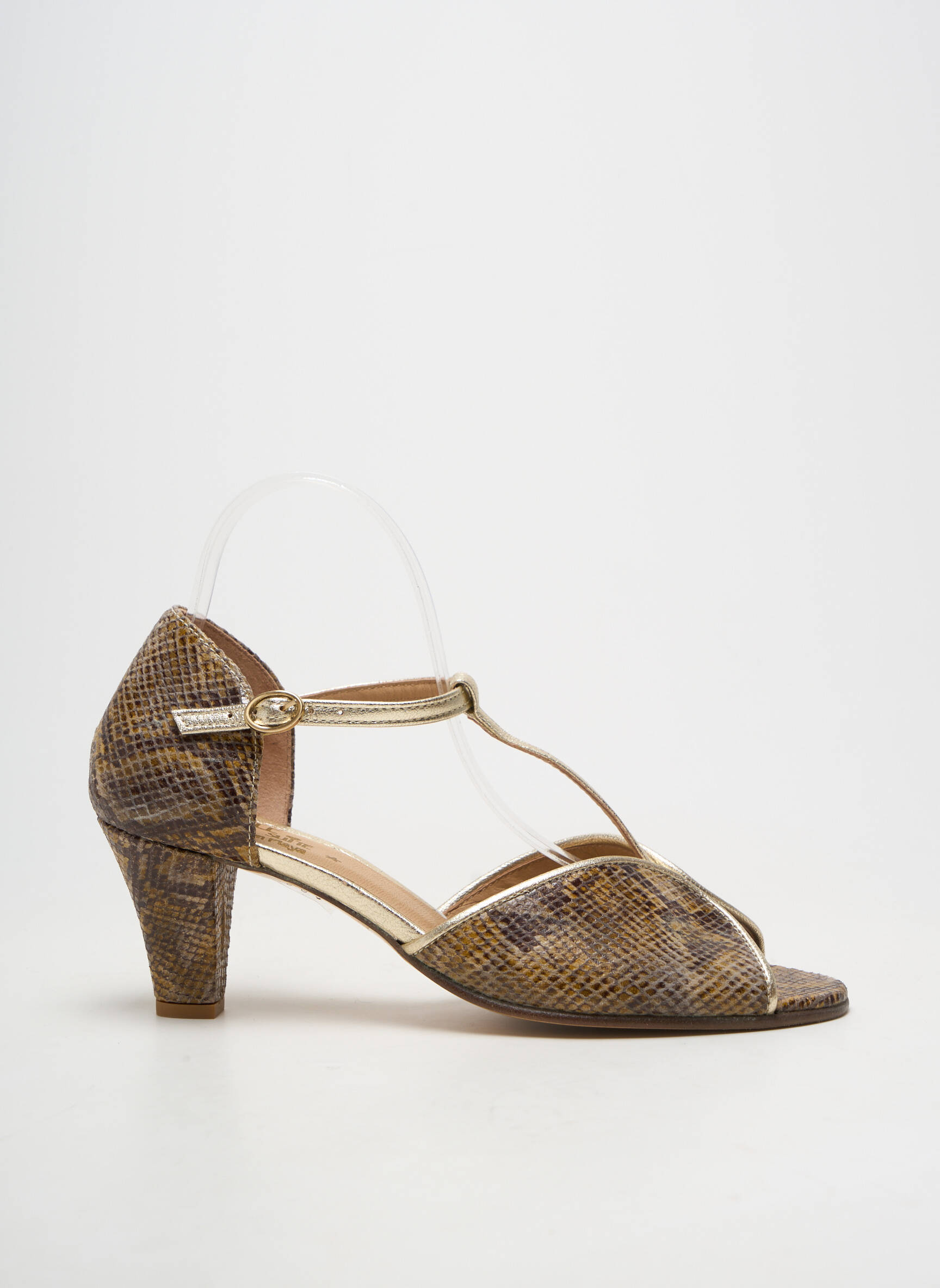 Sandales/nu pieds fermeture boucle(s) talon de 7 à 9cm marron LITTLE ...LA SUITE femme