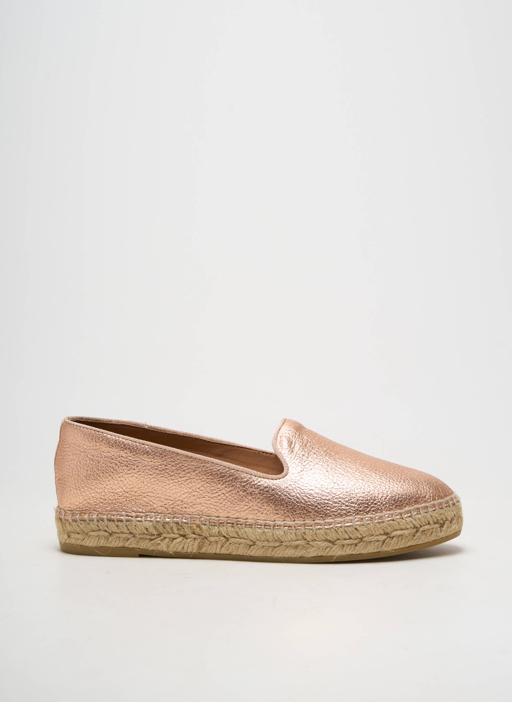 Espadrilles bout rond talon plat jusqu'à 3cm rose KANNA femme
