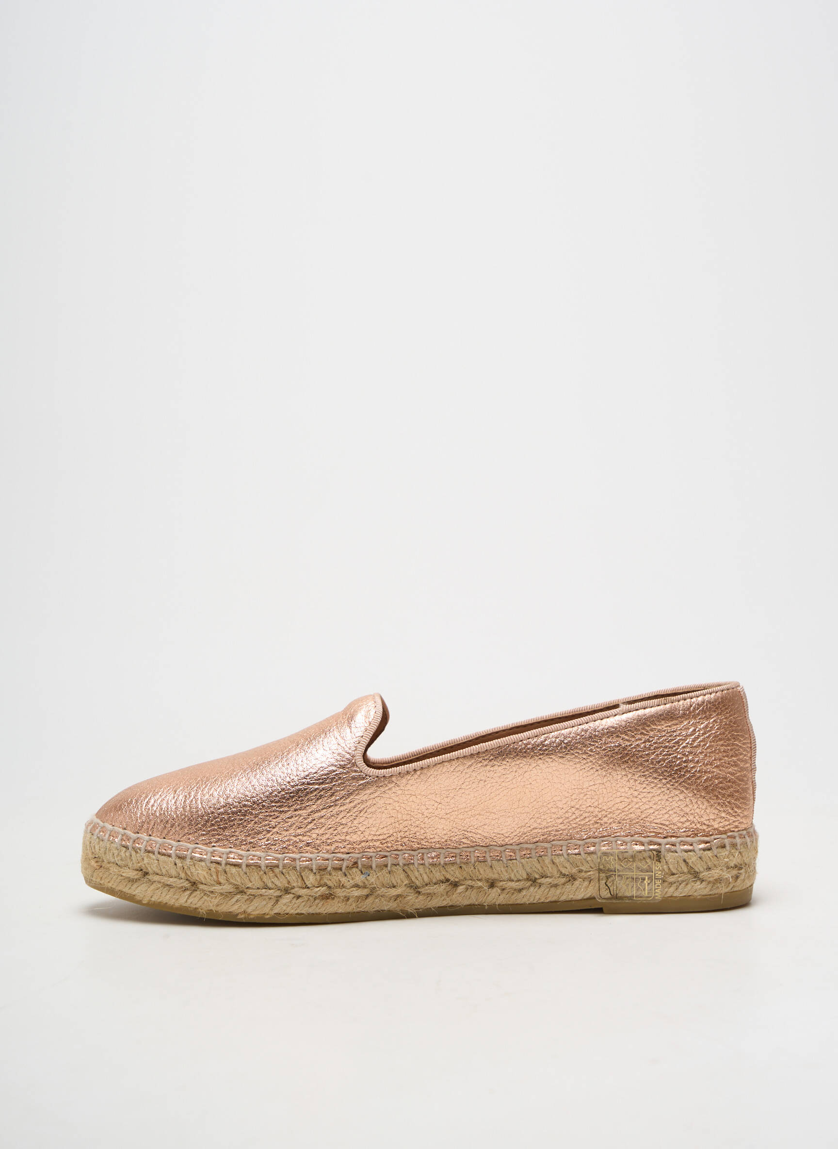 Espadrilles bout rond talon plat jusqu'à 3cm rose KANNA femme