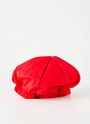 Casquette doublure textile rouge TOUT EN TETE femme