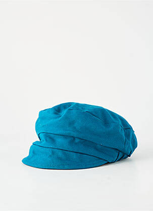 Casquette doublure textile bleu TOUT EN TETE femme