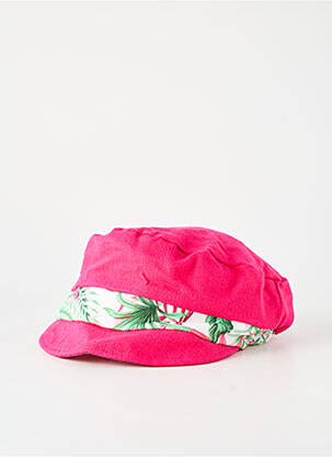Casquette doublure textile rose TOUT EN TETE femme