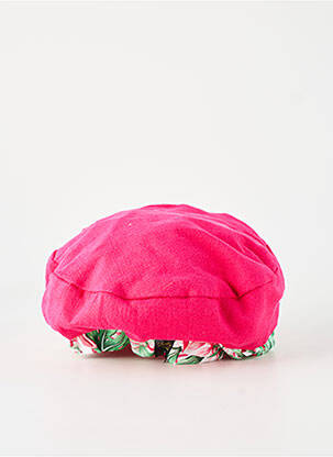 Casquette doublure textile rose TOUT EN TETE femme