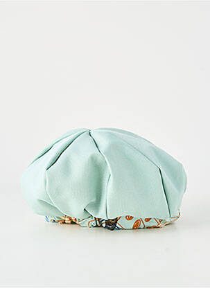 Casquette doublure textile vert TOUT EN TETE femme