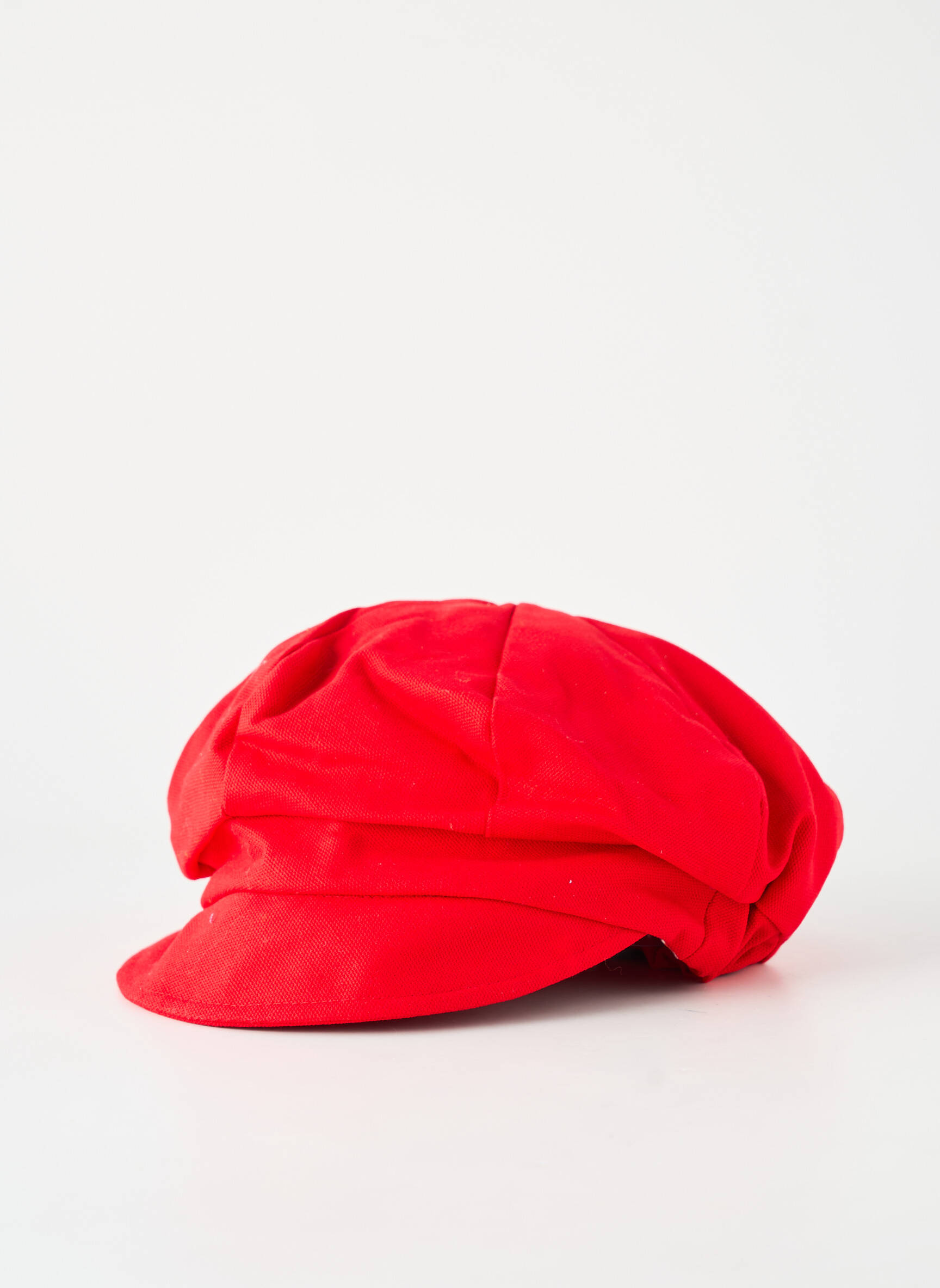 Casquette doublure textile rouge TOUT EN TETE femme