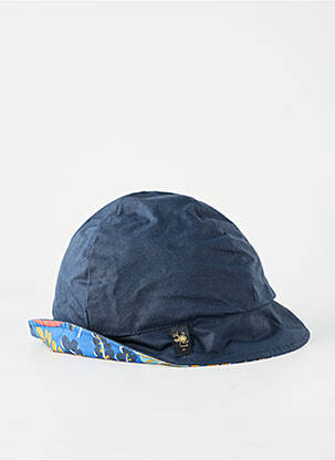 Chapeau forme bob bleu TOUT EN TETE femme