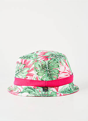 Chapeau forme bob vert TOUT EN TETE femme