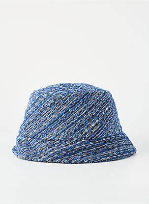 Chapeau forme bob bleu TOUT EN TETE femme