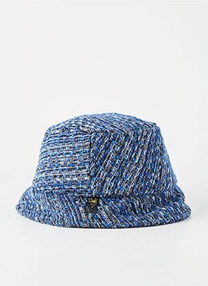 Chapeau forme bob bleu TOUT EN TETE femme
