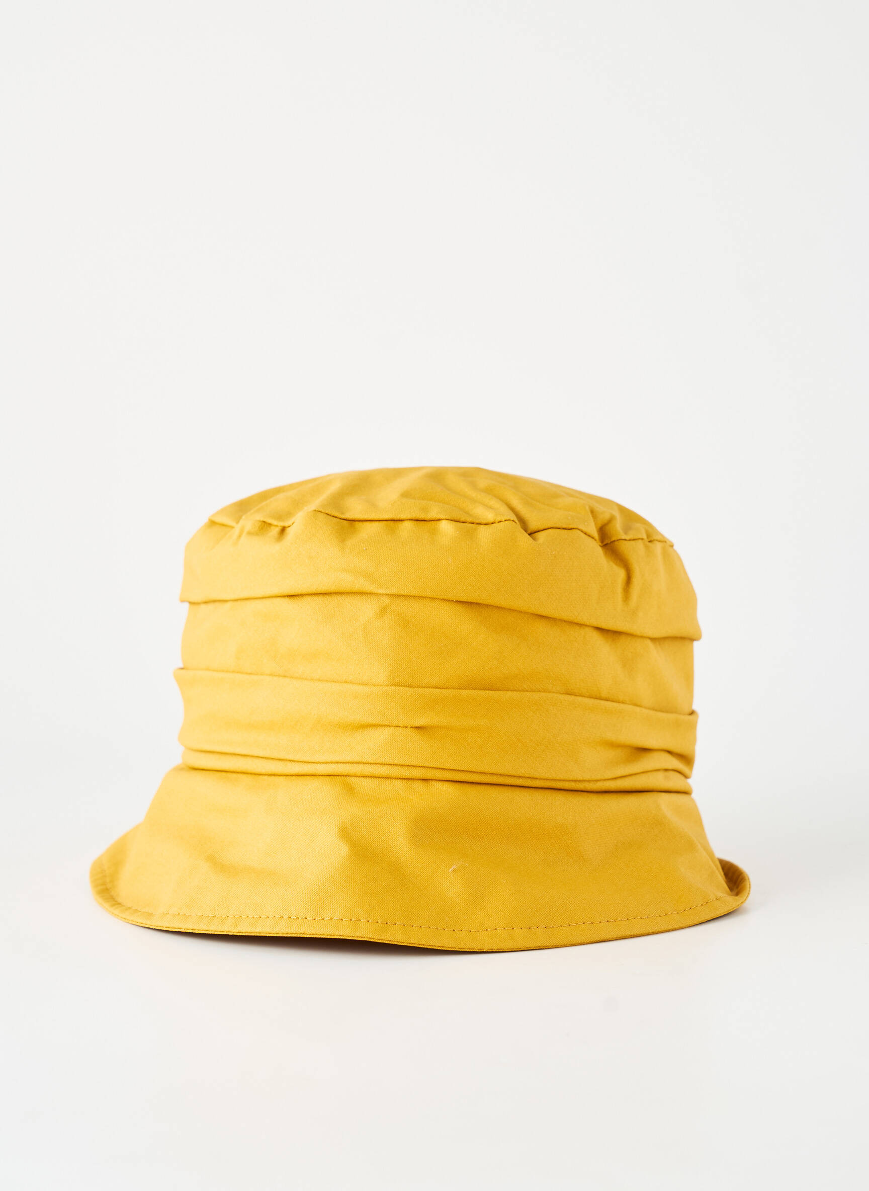 Chapeau forme bob jaune TOUT EN TETE femme