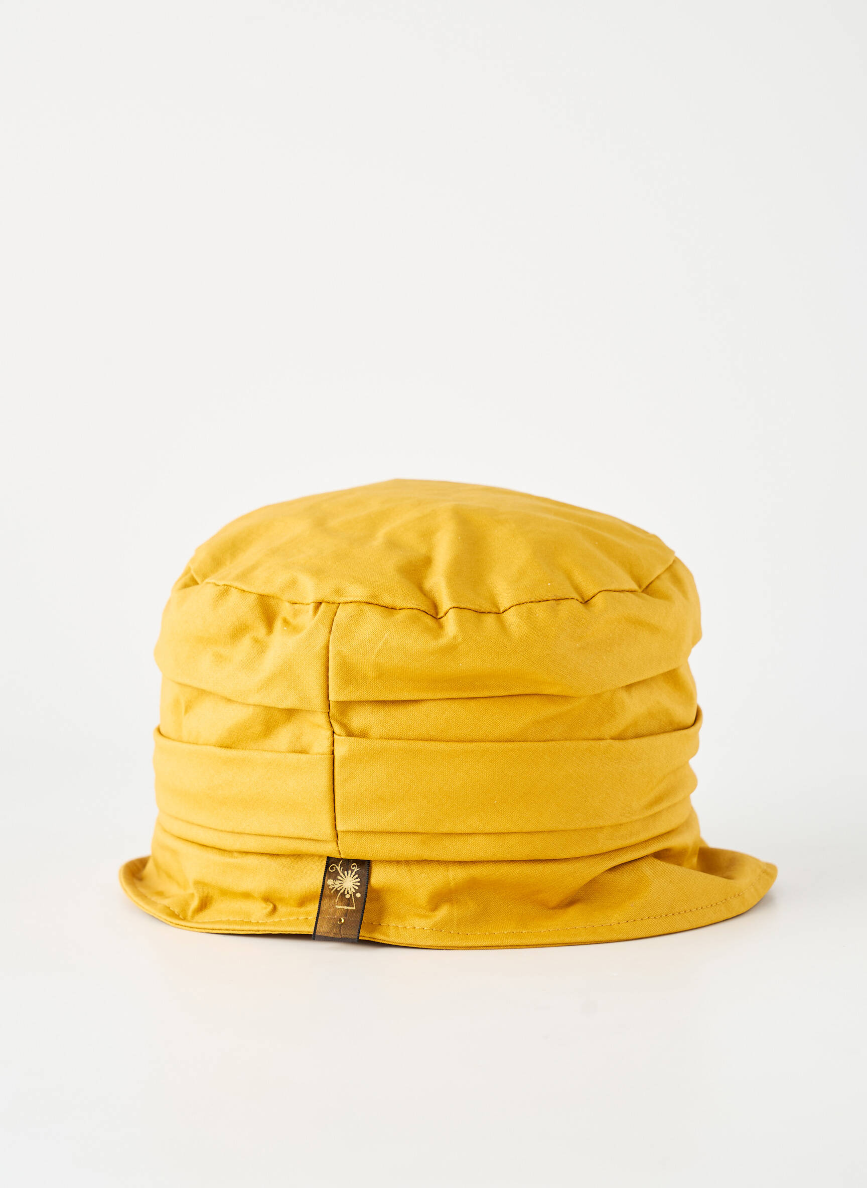 Chapeau forme bob jaune TOUT EN TETE femme