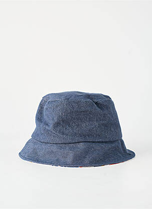 Chapeau forme bob bleu TOUT EN TETE femme