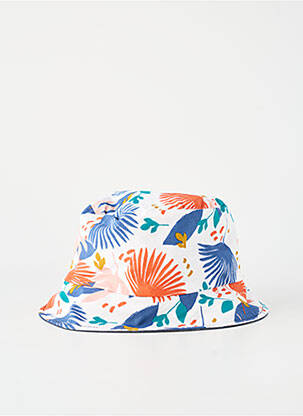 Chapeau forme bob bleu TOUT EN TETE femme