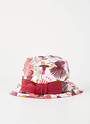 Chapeau forme bob rouge TOUT EN TETE femme