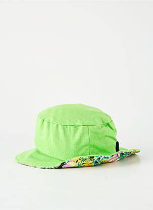 Chapeau forme bob vert TOUT EN TETE femme