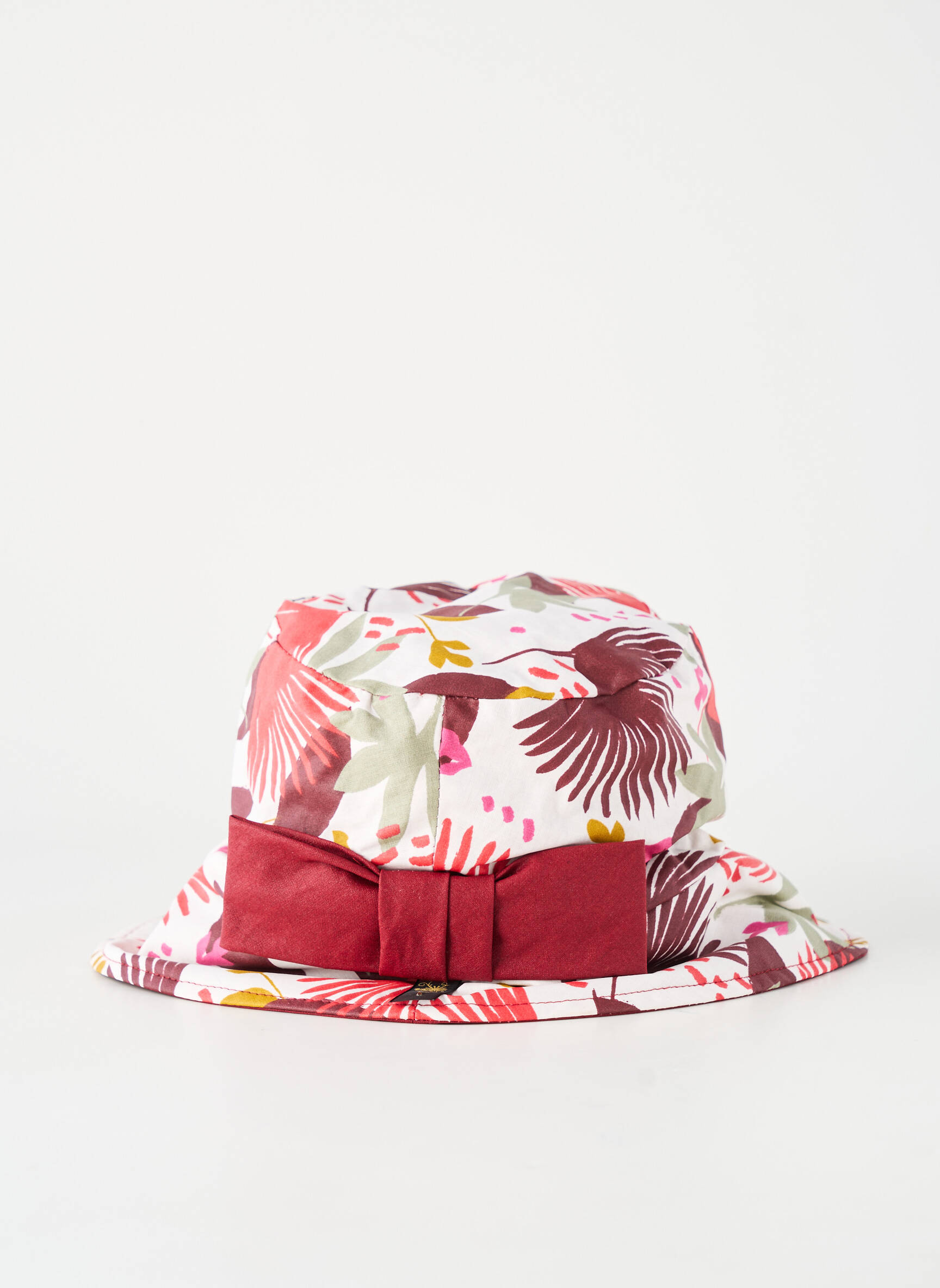 Chapeau forme bob rouge TOUT EN TETE femme