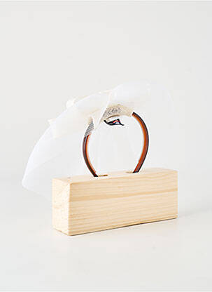 Accessoire pour cheveux serre-tête beige TOUT EN TETE femme